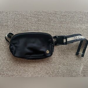 Lululemon Belt Bag 1L Black and Gold